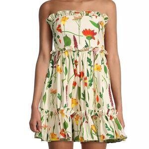 Agua by Agua Bendita rosa Primavera mini dress